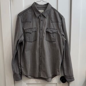 Tecovas Gray Denim Shirt